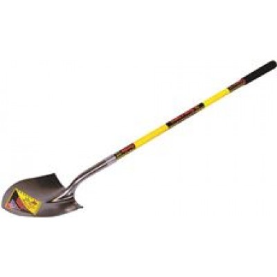 Structron Round Point Shovel With 48 In. Fiberglass Handle   551507944